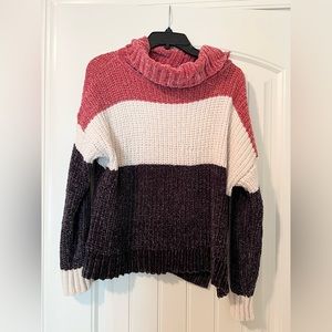 Color block sweater